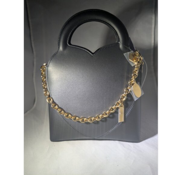 NWT Super Rare Tiffany & Co. Return To Tiffany Raised Logo Black Leather Purse - Picture 10 of 16